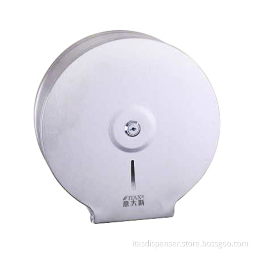ITAX Stainless Steel Toilet Paper Jumbo Roll Holder for Hotels, Hospitals, and Schools